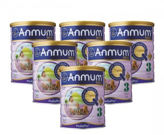 【新西兰直邮包邮】Anmum 安满 婴儿连动配方奶粉金装3段 900克x6罐/箱(1-3岁适用)【奶粉订单身份证必须上传】 【新西兰直邮包邮】Anmum 安满 婴儿连动配方奶粉金装3段 900克x6罐/箱(1-3岁适用)【奶粉订单身份证必须上传】
